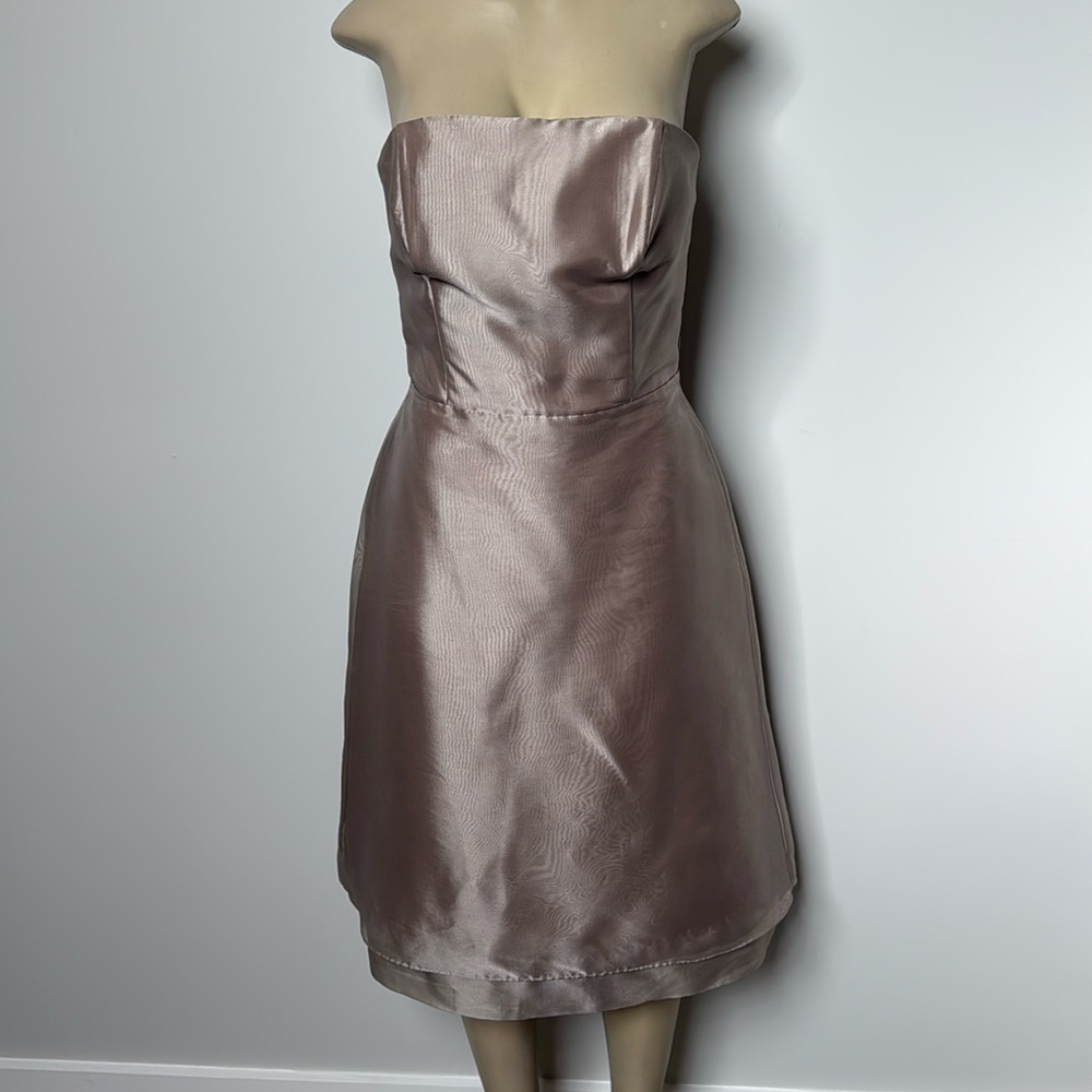 After 6 size 10 gold midi dress